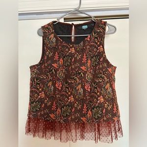 Women’s Autumnal Design Top, Size M
